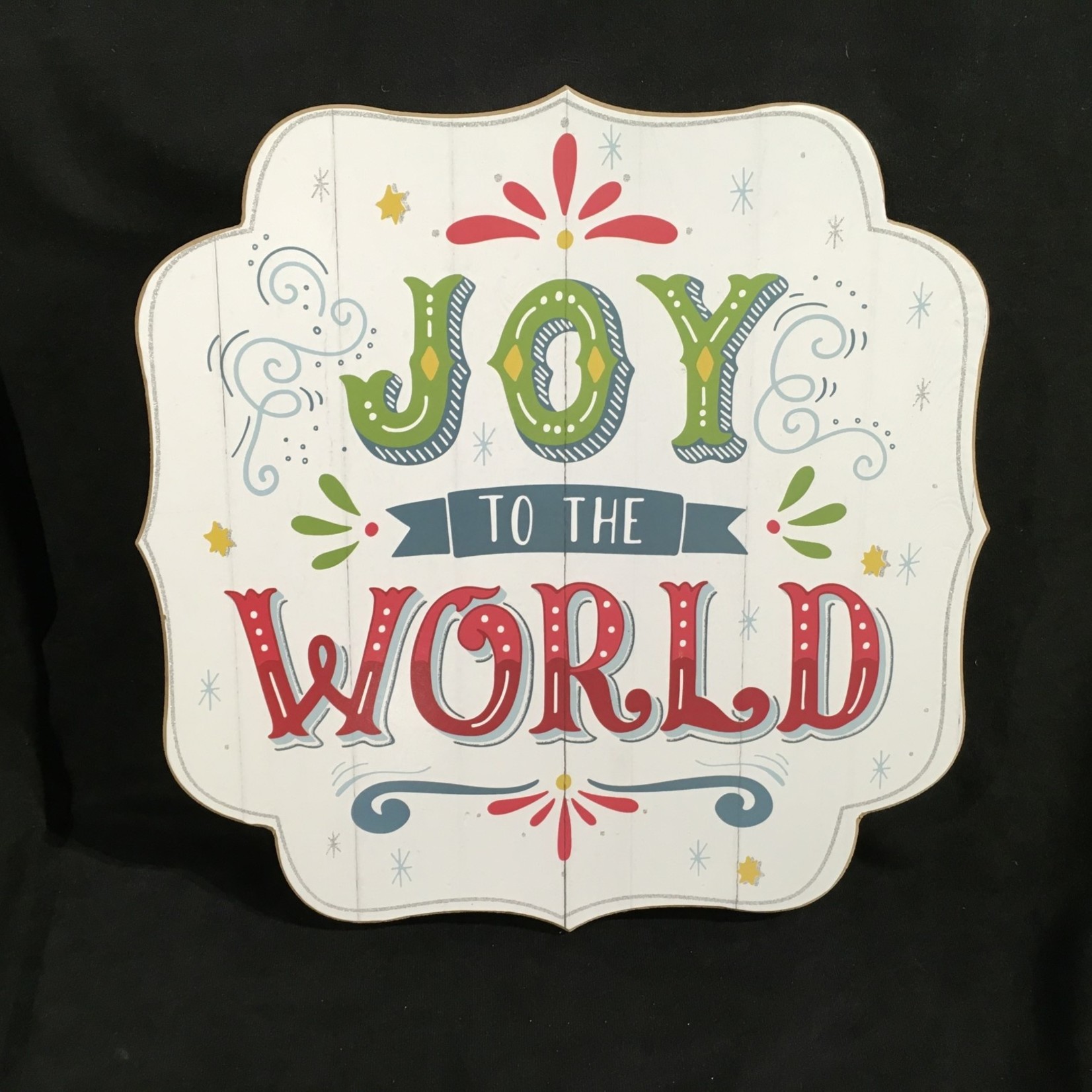 Joy to the World Wall Plaque (14.75x14.75”)