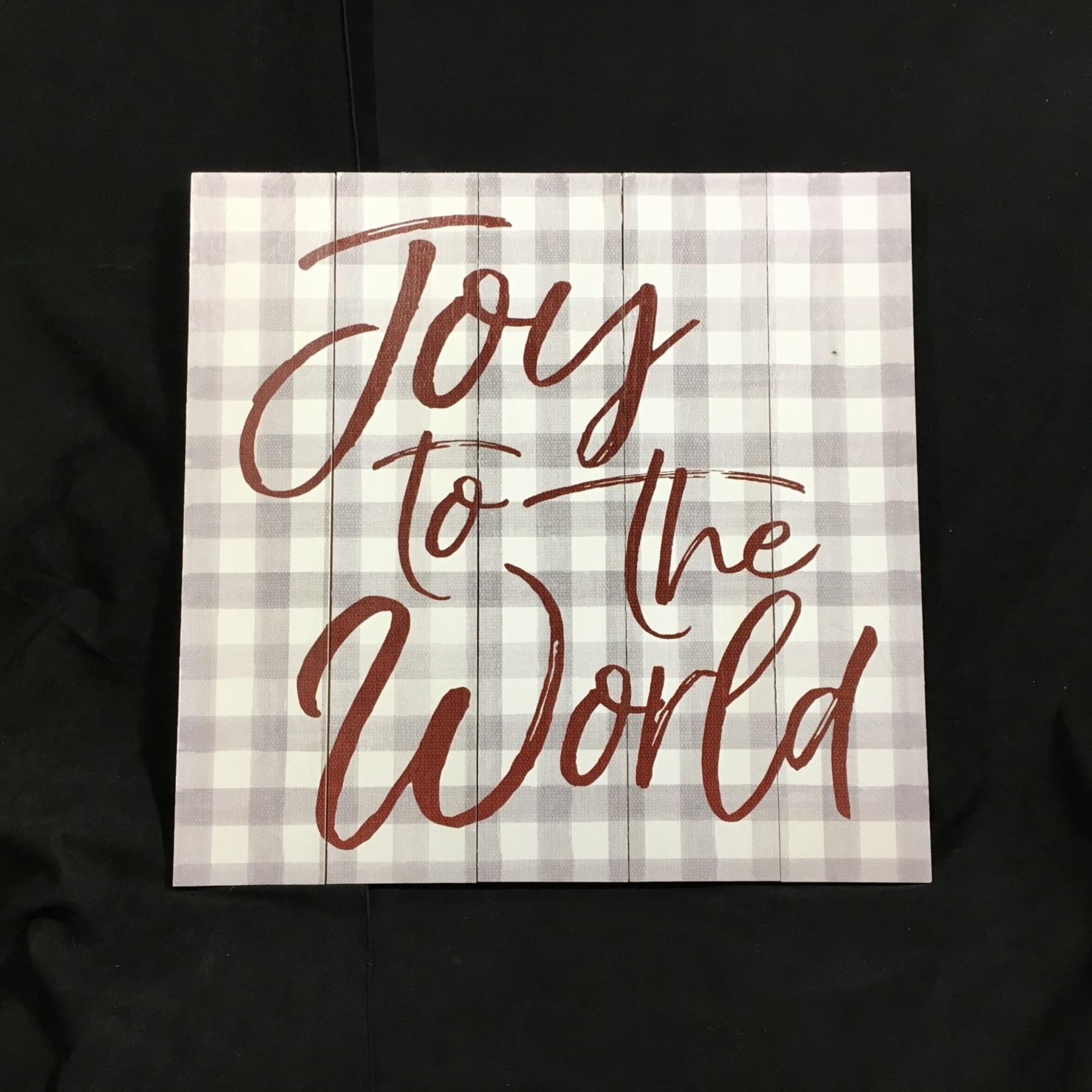 Joy to the World Sign (17.5x17.5")
