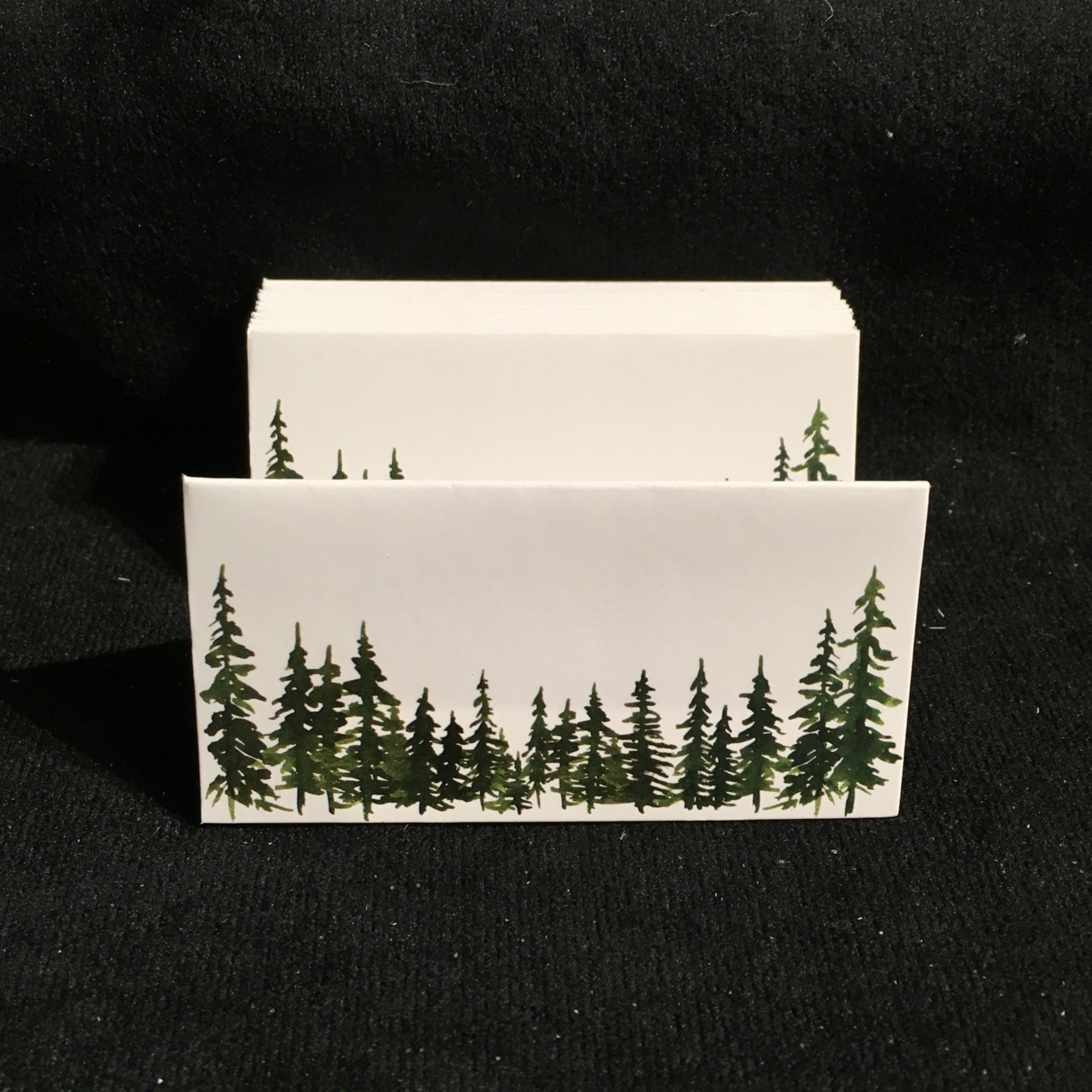 **Evergreen Fold Place Card (12 Pk)