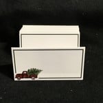 **Plaid Truck Fold Placecards (12 pc)