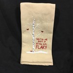 **Just A Little Flaky Tea Towel