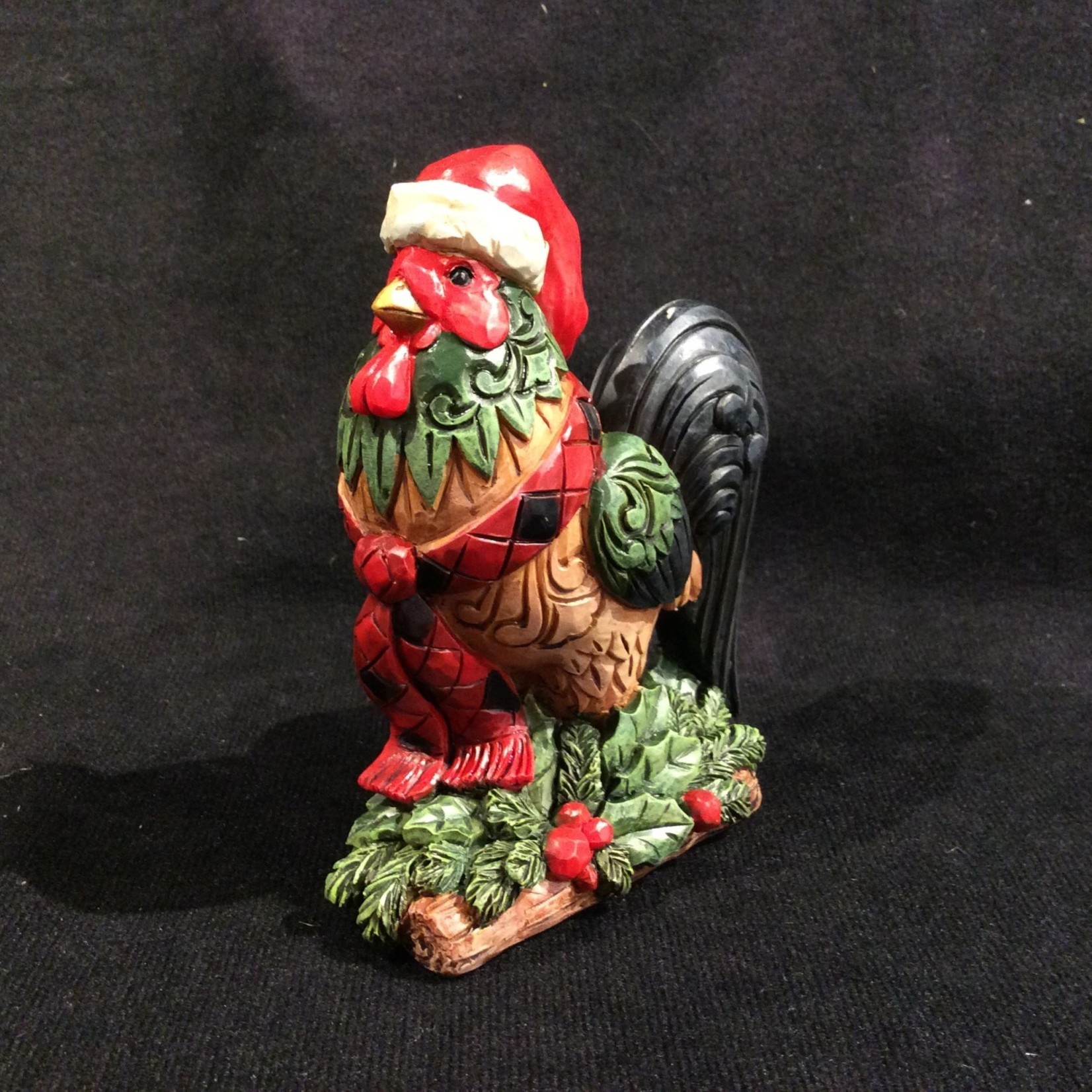 Jim Shore - Country Christmas Rooster (3.25 x 4”)