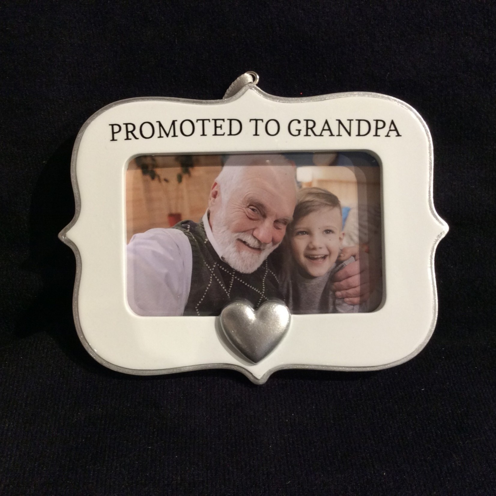 Promoted to Grandpa Frame/Orn (3x2” Photo)