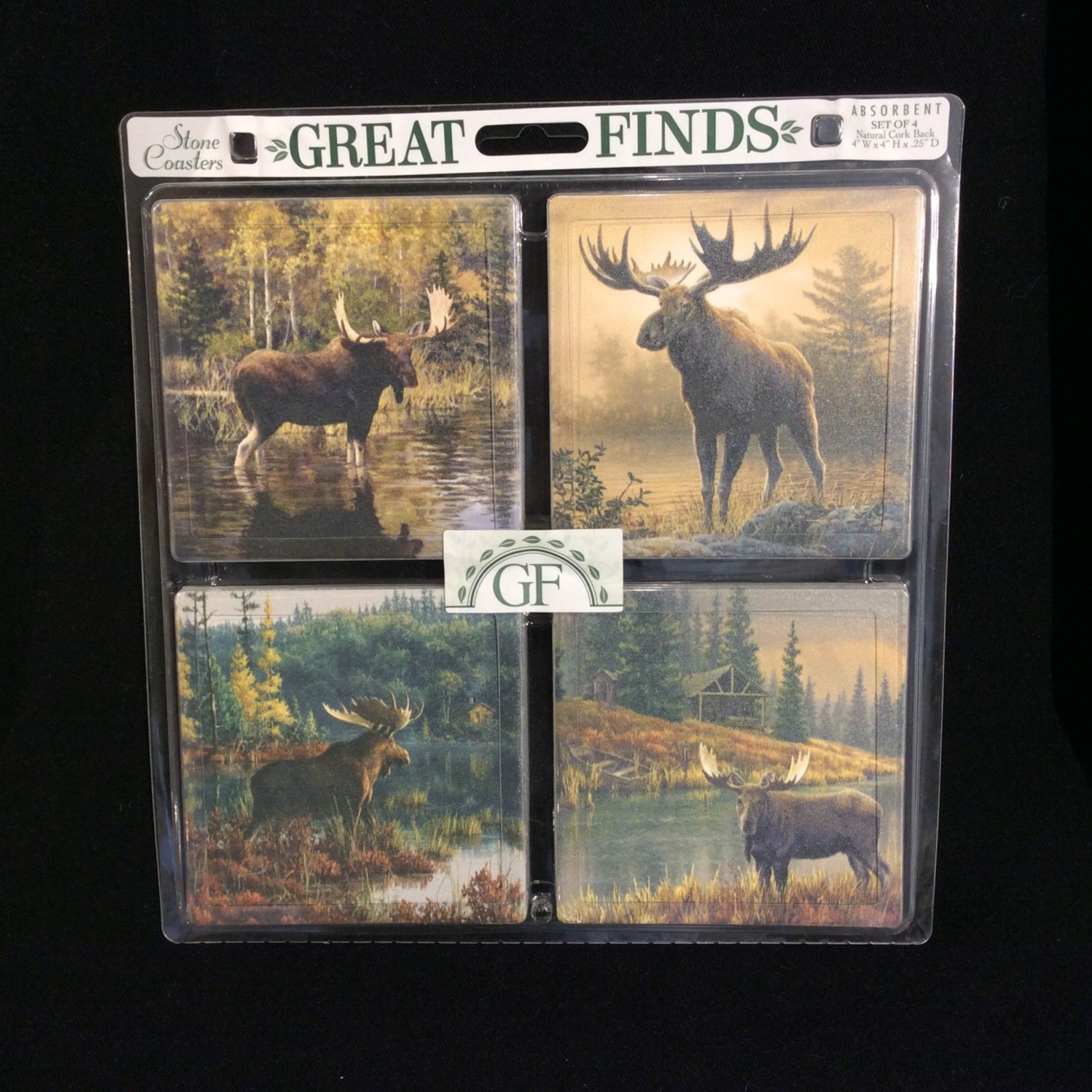 Moose Coasters (4 pk)