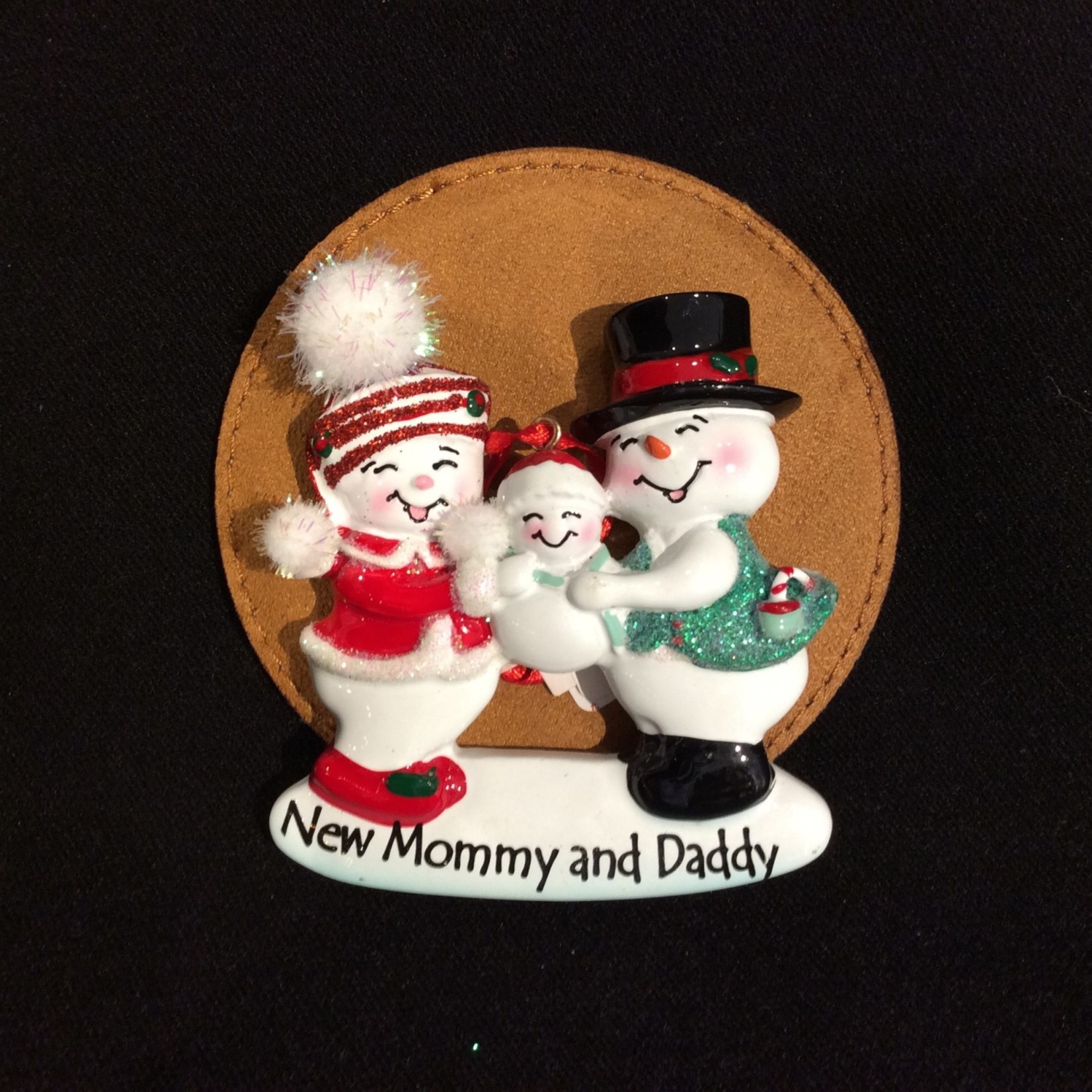 New Mom & Dad Snow Family