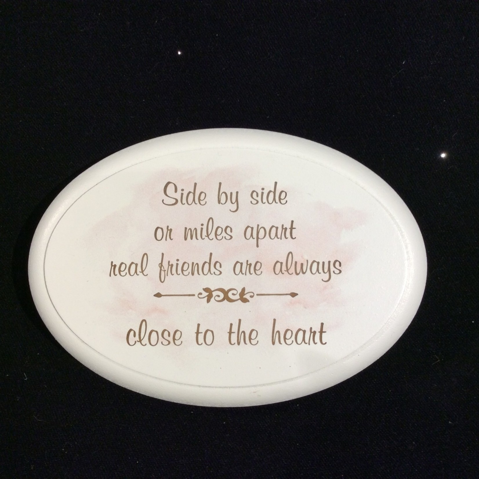 Pink Oval Sign (6x4.25”)
