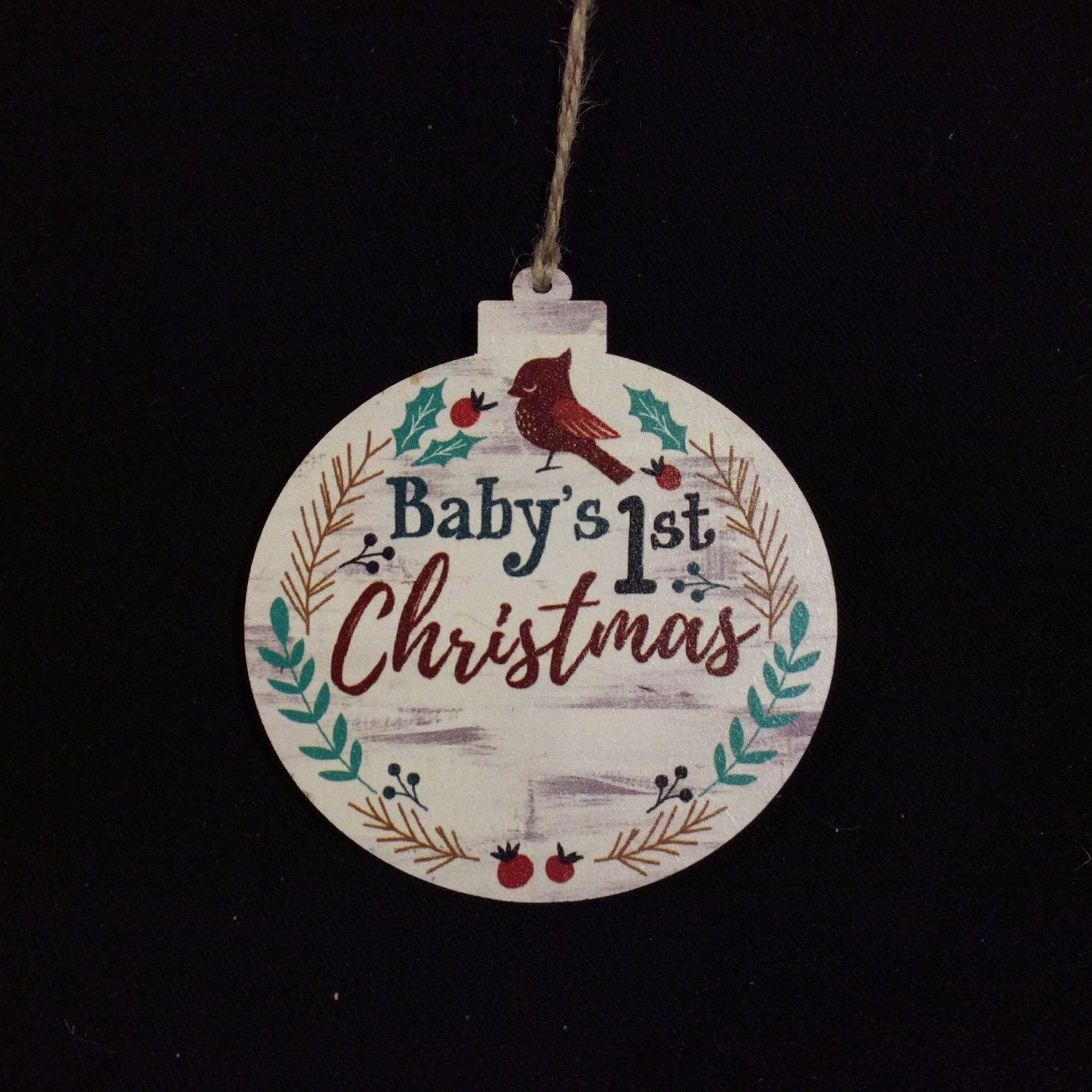 **Engraveable Babies 1st Christmas Orn