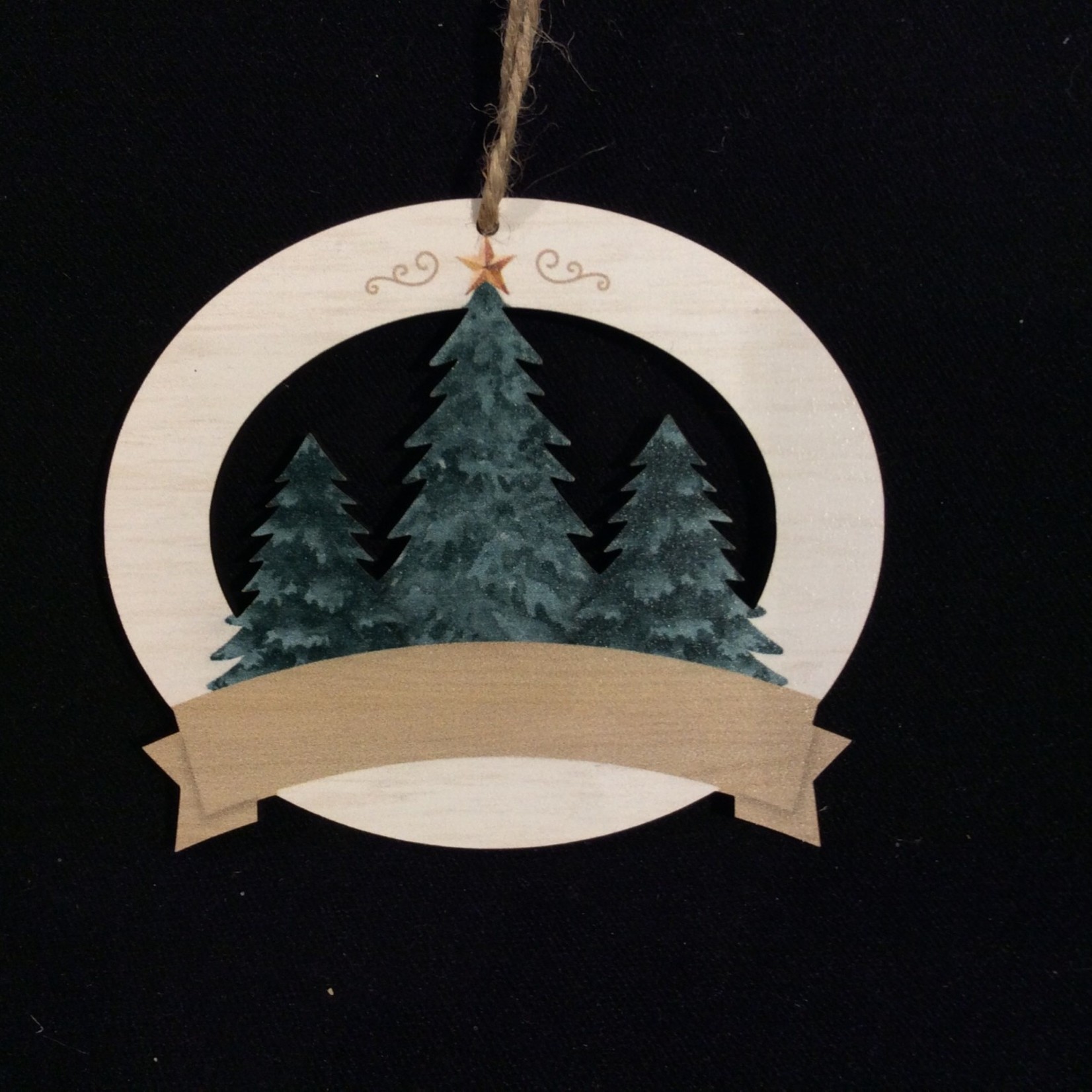 Trio of Trees Ornament