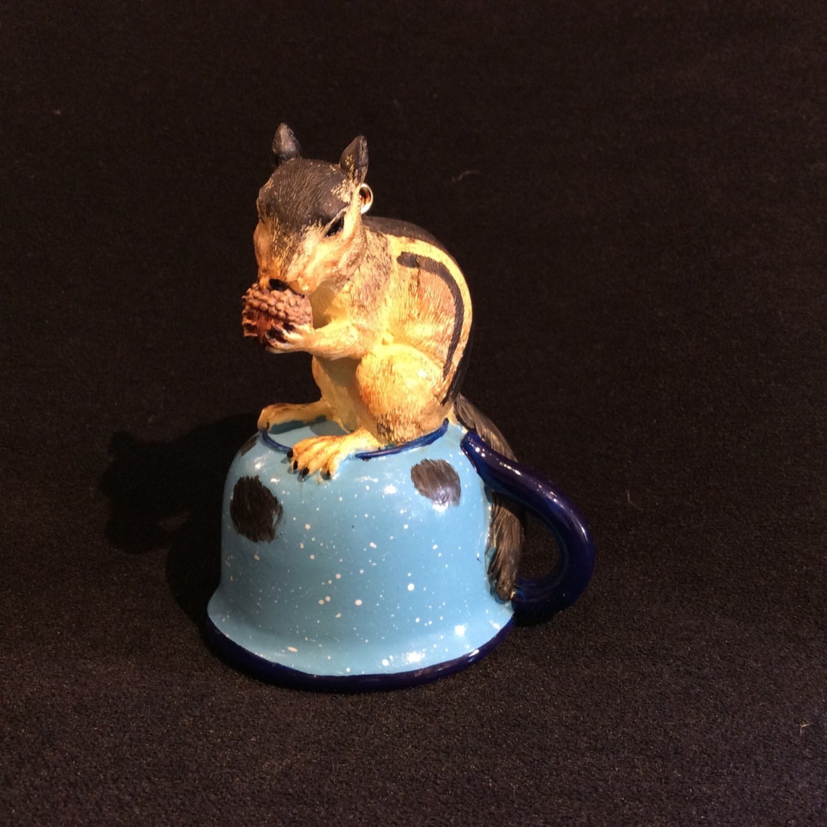 Chipmunk & Cup Ornament