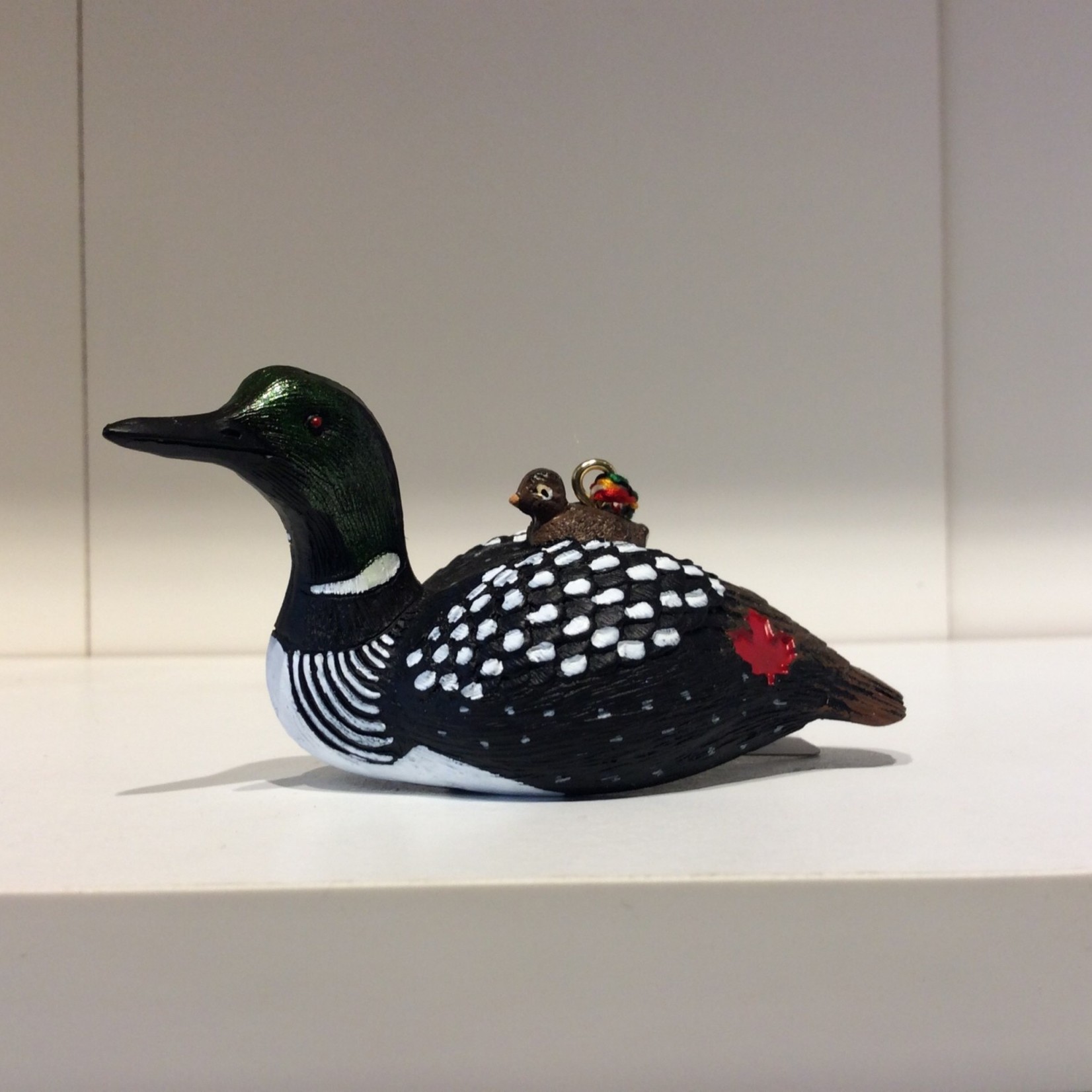 **Loon and Chick Ornament