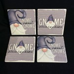 Gnome Stoneware Coasters (4 pk)