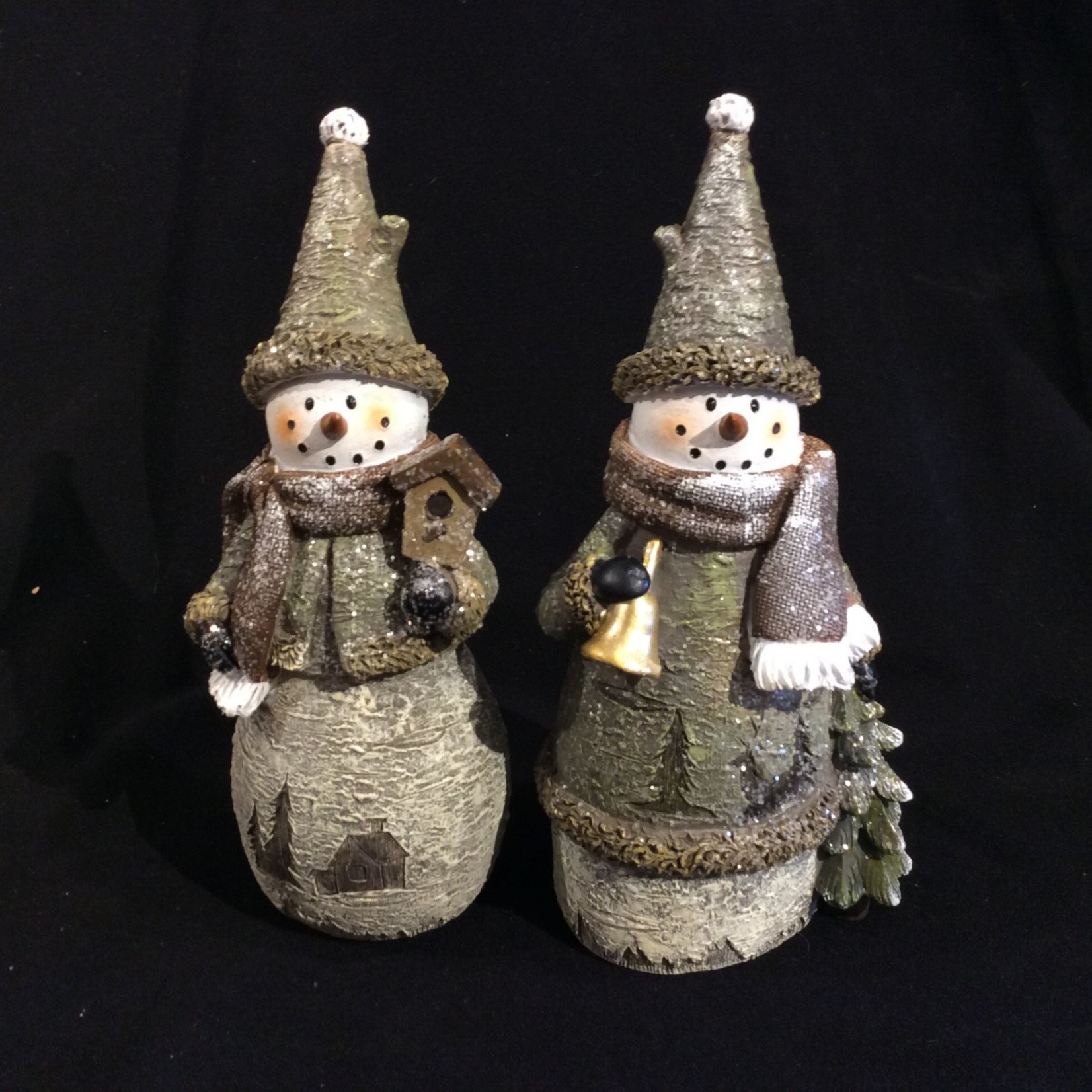 10" Rustic Snowman 2A (no box) (Bell only)