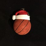 Basketball w/Santa Hat