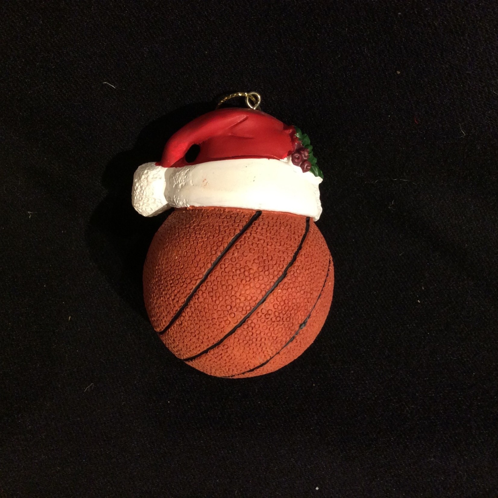 Basketball w/Santa Hat
