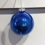8cm Cobalt Blue Pearl Name Ball Modern