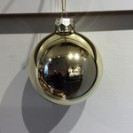8cm Shiny Gold Name Ball Modern