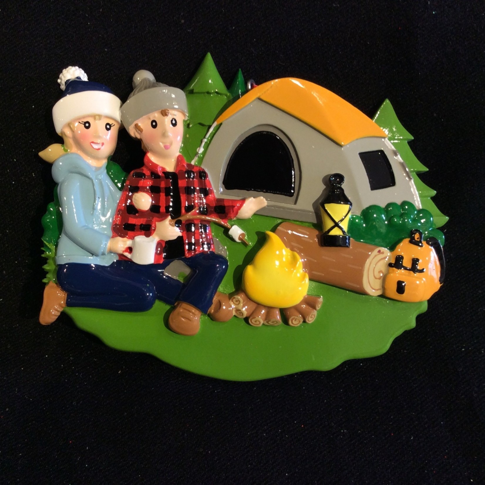 Campfire Family Orn. - 2