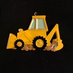 Personalized Backhoe Orn.