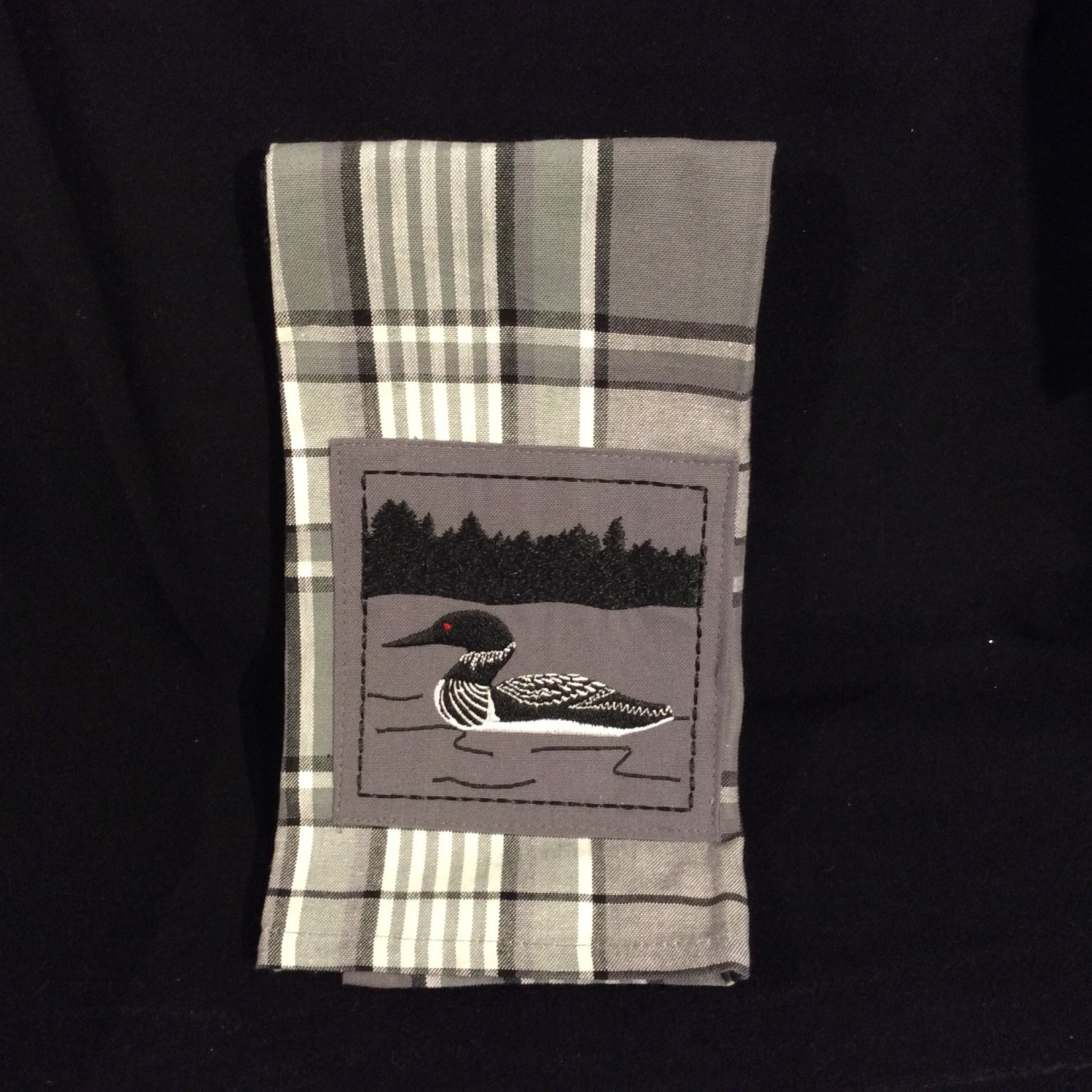 Grey Loon Tea Towel