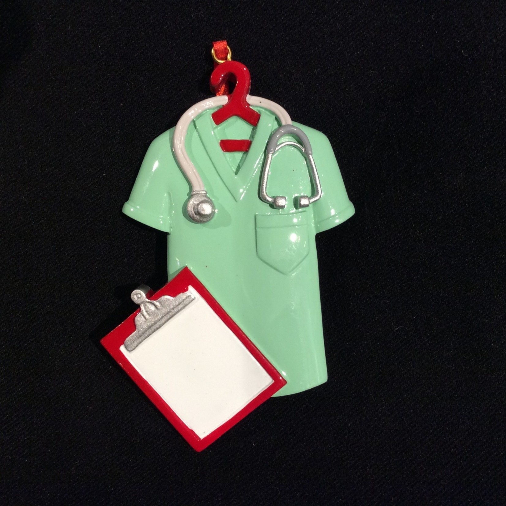 Green Scrubs Ornament