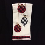 Ornaments Applique Tea Towel