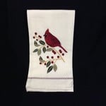 Holly Cardinal Tea Towel