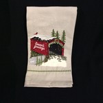 **Seasons Greetings Bridge Tea Towel