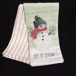 Snowman Tea Towel Set of 2