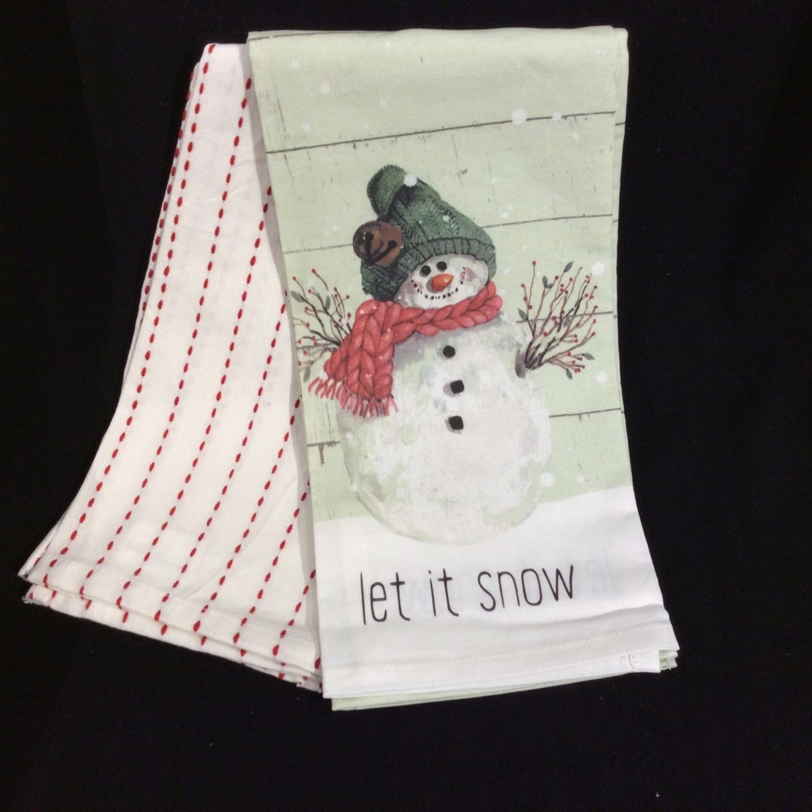 Snowman Tea Towel Set of 2