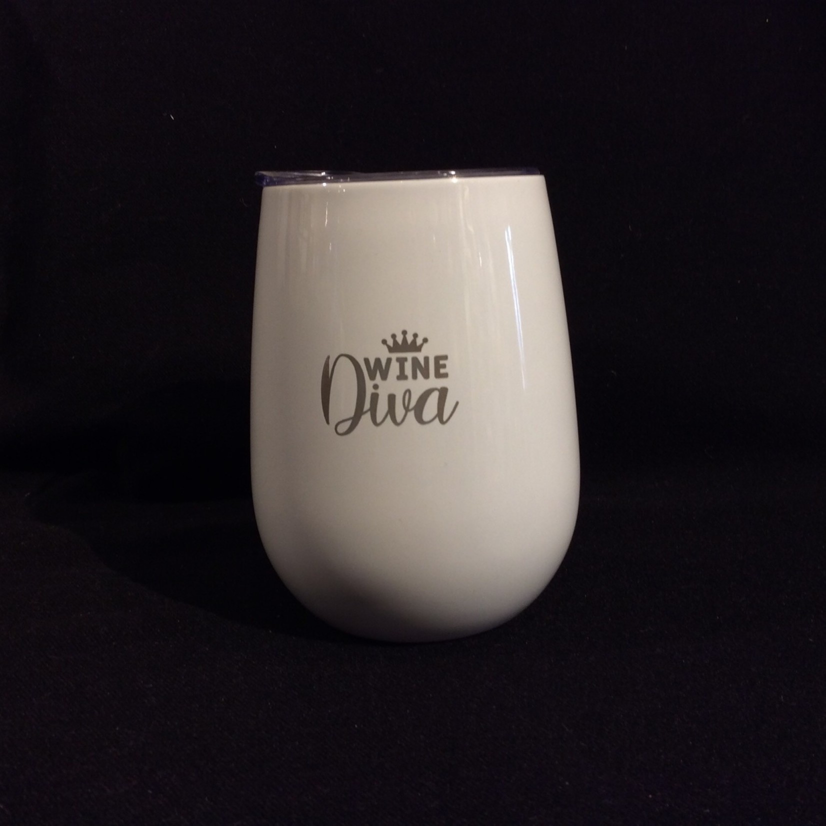 10 oz Wine Tumbler - White