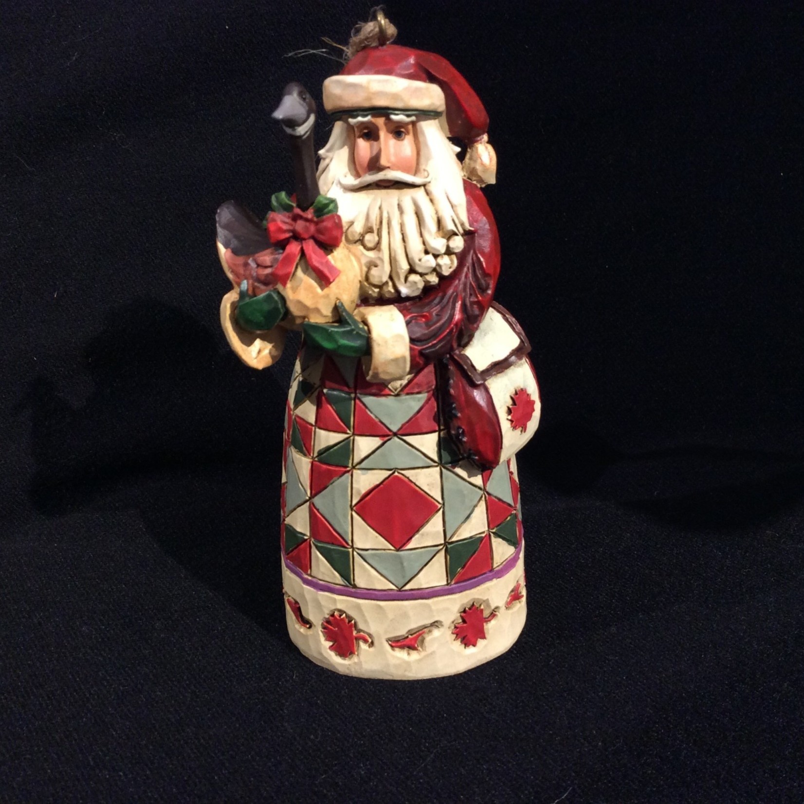 Jim Shore - Canadian Santa Ornament