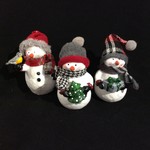 **4” Cozy Snowman Figurine 3A (Large)