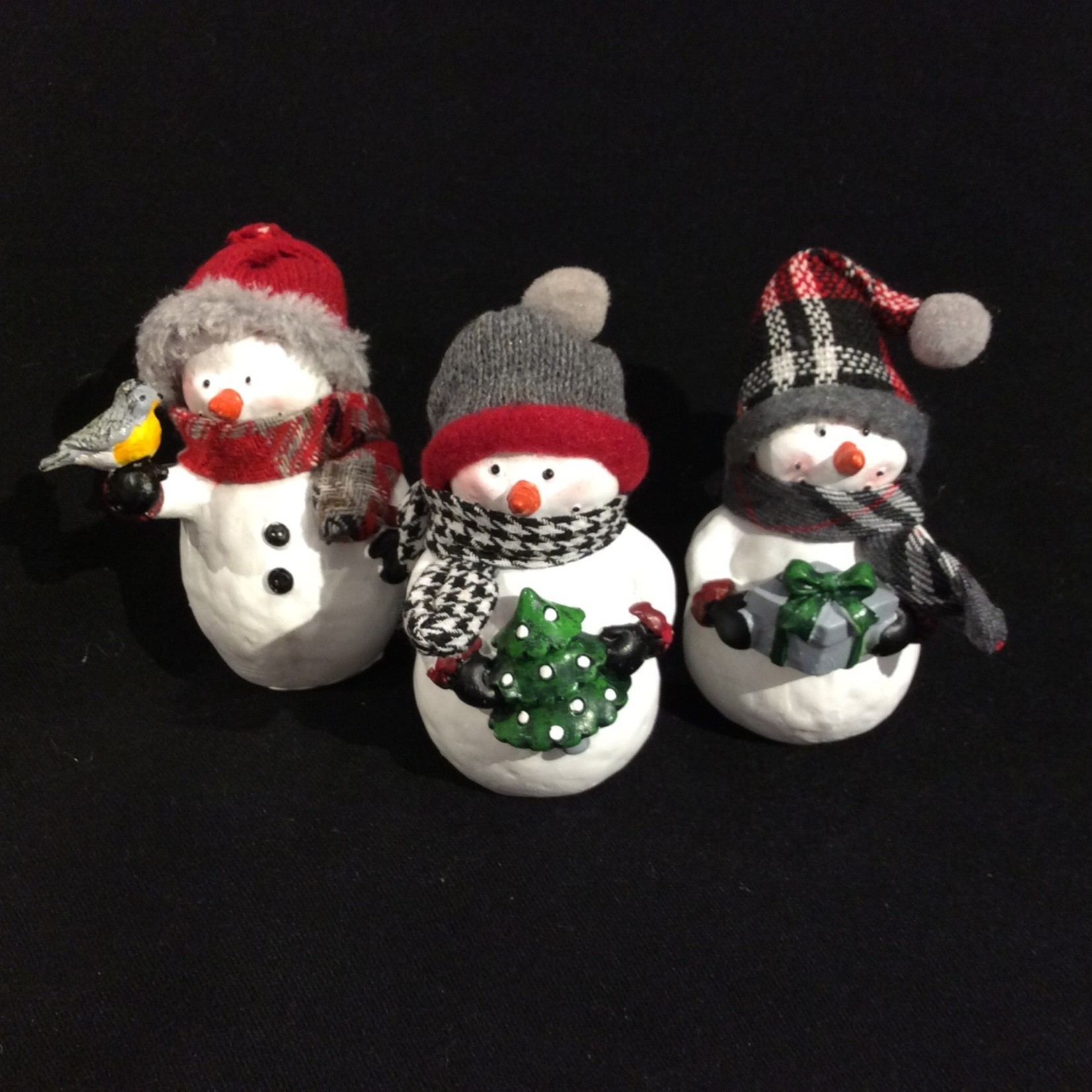 **4” Cozy Snowman Figurine 3A (Large)