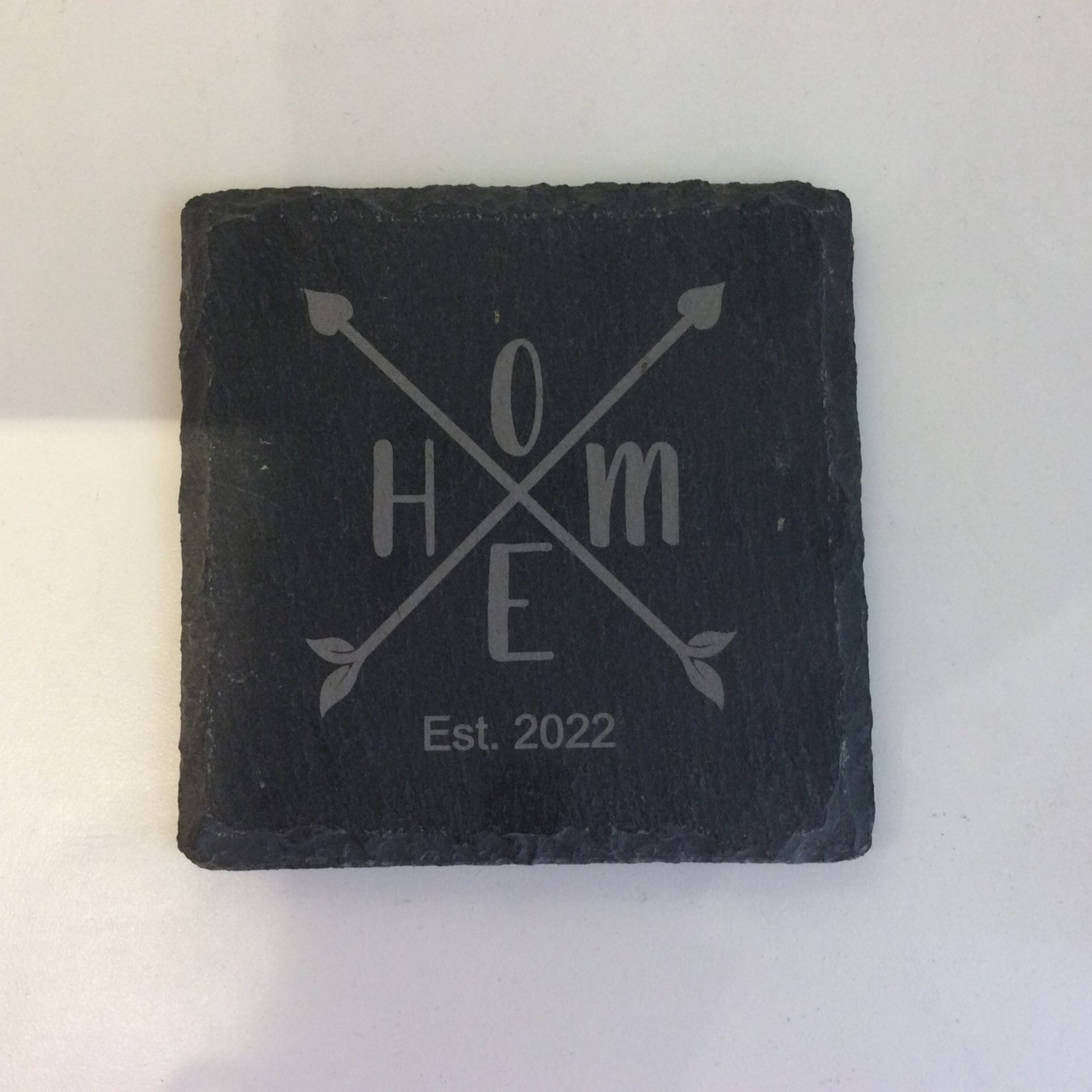 Square Slate Coasters (Set of 4)