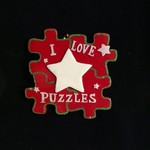 ** I Love Puzzles Orn