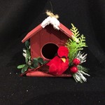 Cardinal Birdhouse Orn