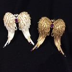 6” Jewelled Angel Wings 2A