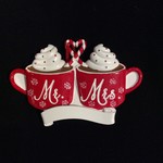 Mr & Mrs Hot Cocoa Mugs Orn