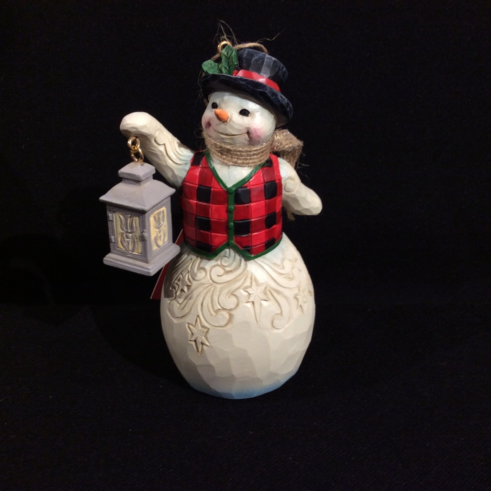 Jim Shore - Snowman with Lantern Orn.