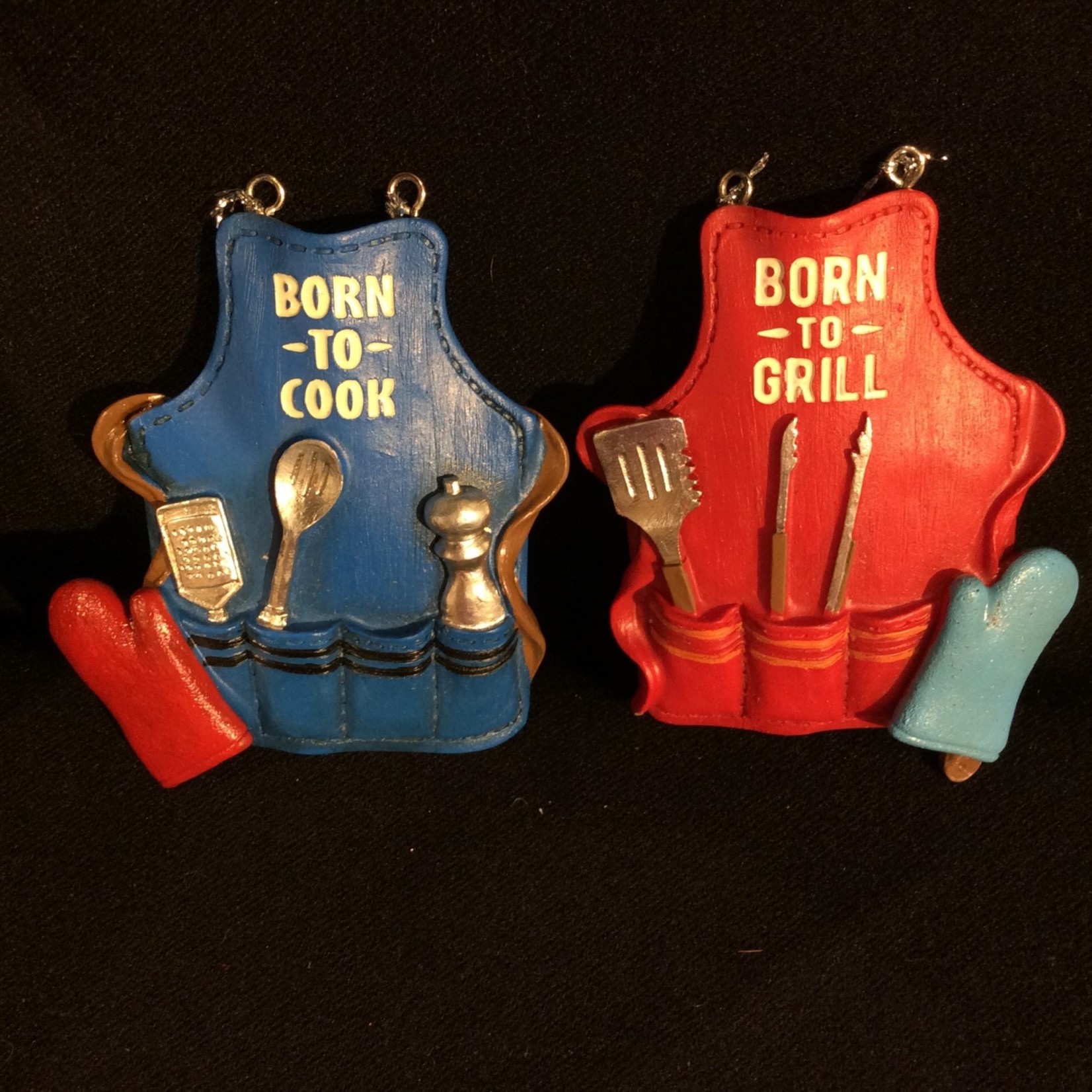 Born To Grill/Cook Apron Orn. 2A (Grill only)