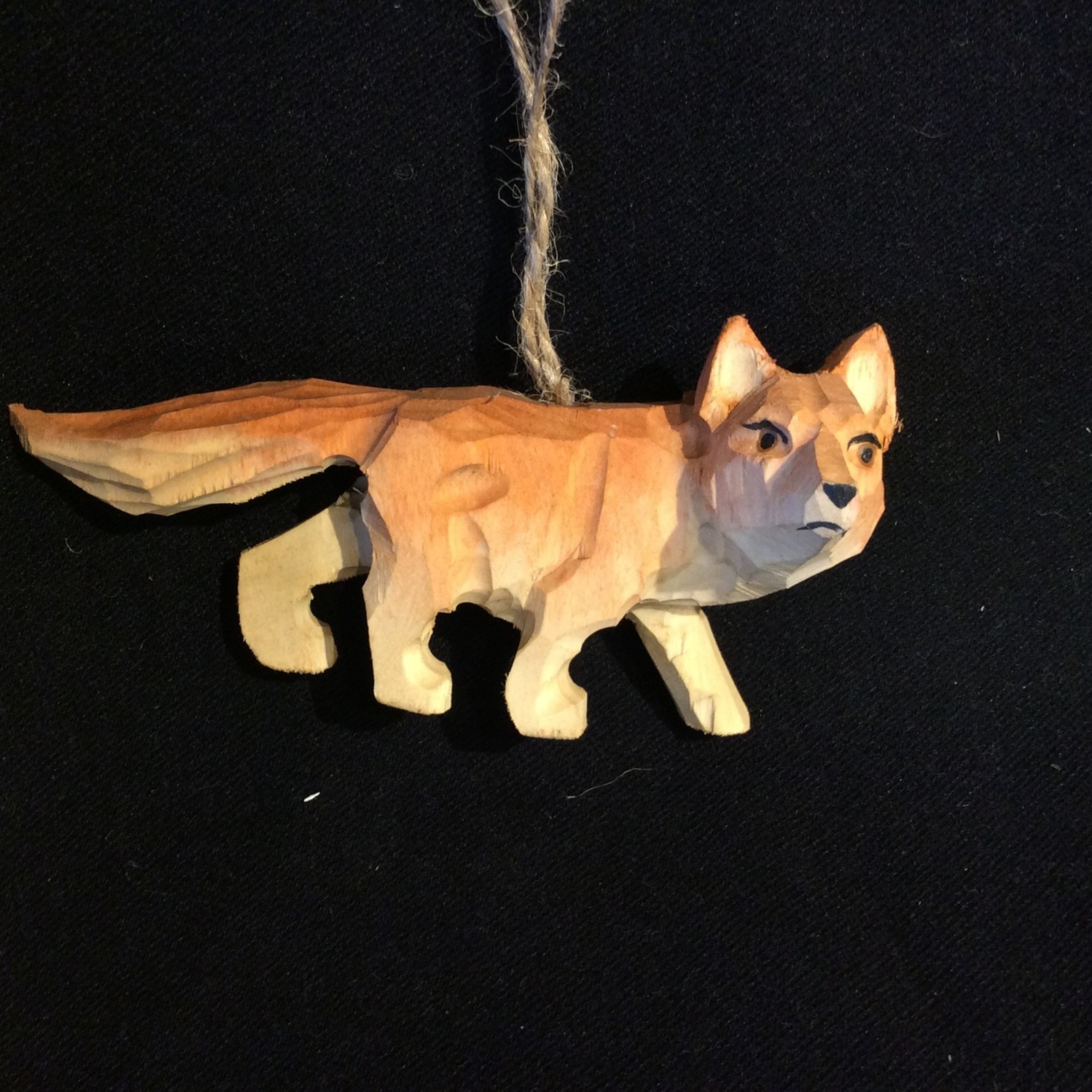 **Carved Fox Ornament