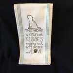 Filled With Kisses Tea Towel