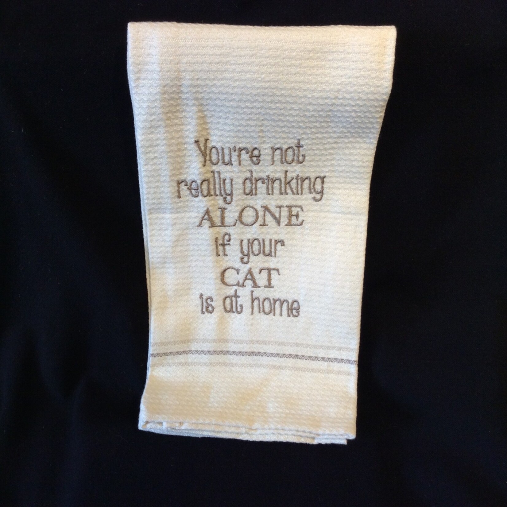 **Cat At Home Tea Towel