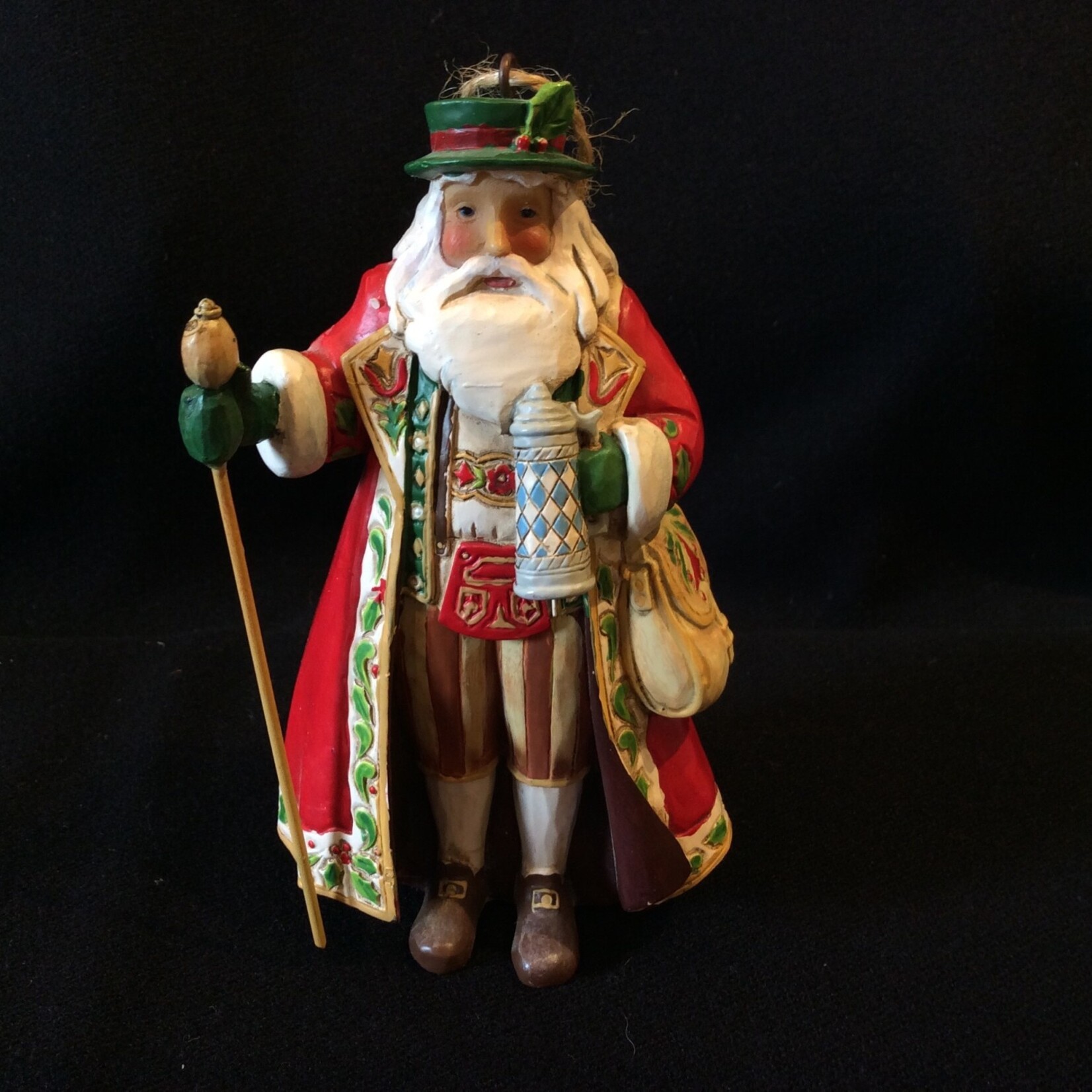 Jim Shore -4.5" German Santa Orn