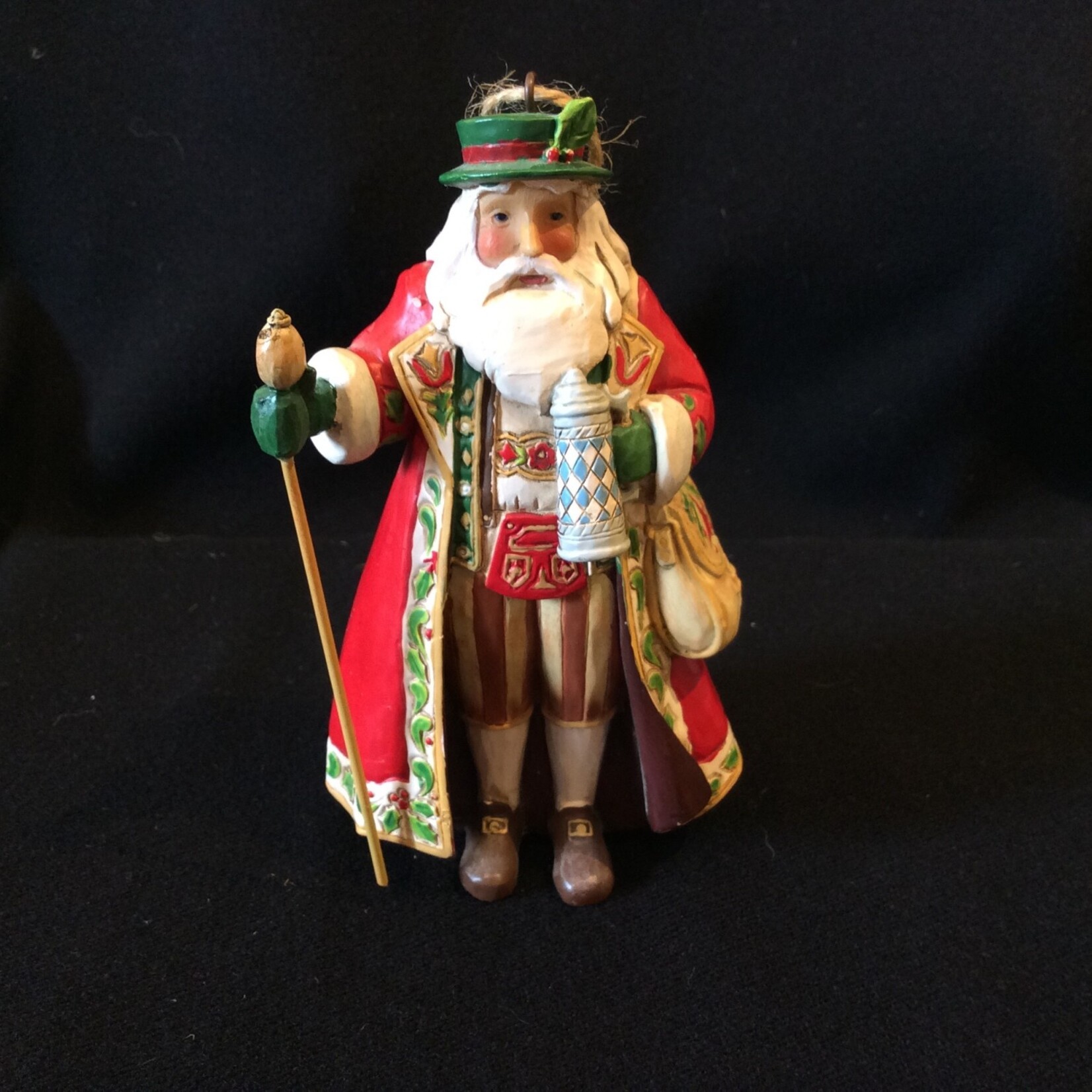 Jim Shore -4.5" German Santa Orn