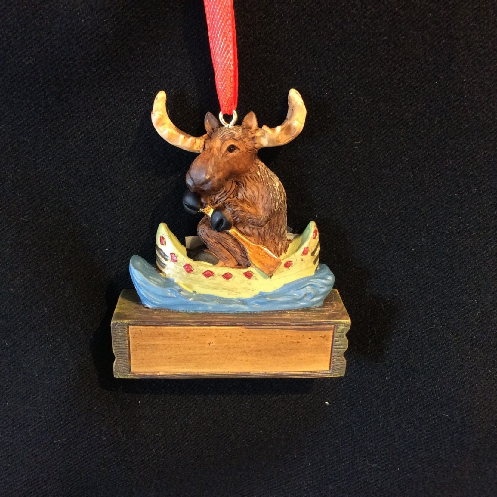 Moose Paddle Canoe Orn