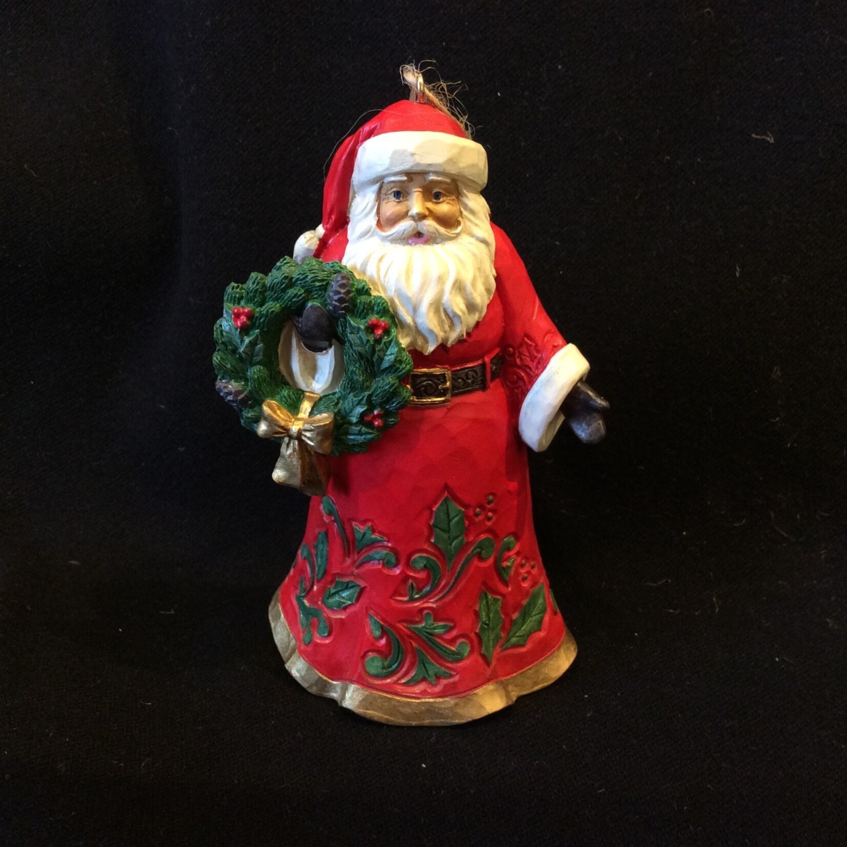 Jim Shore - Santa Holding Wreath