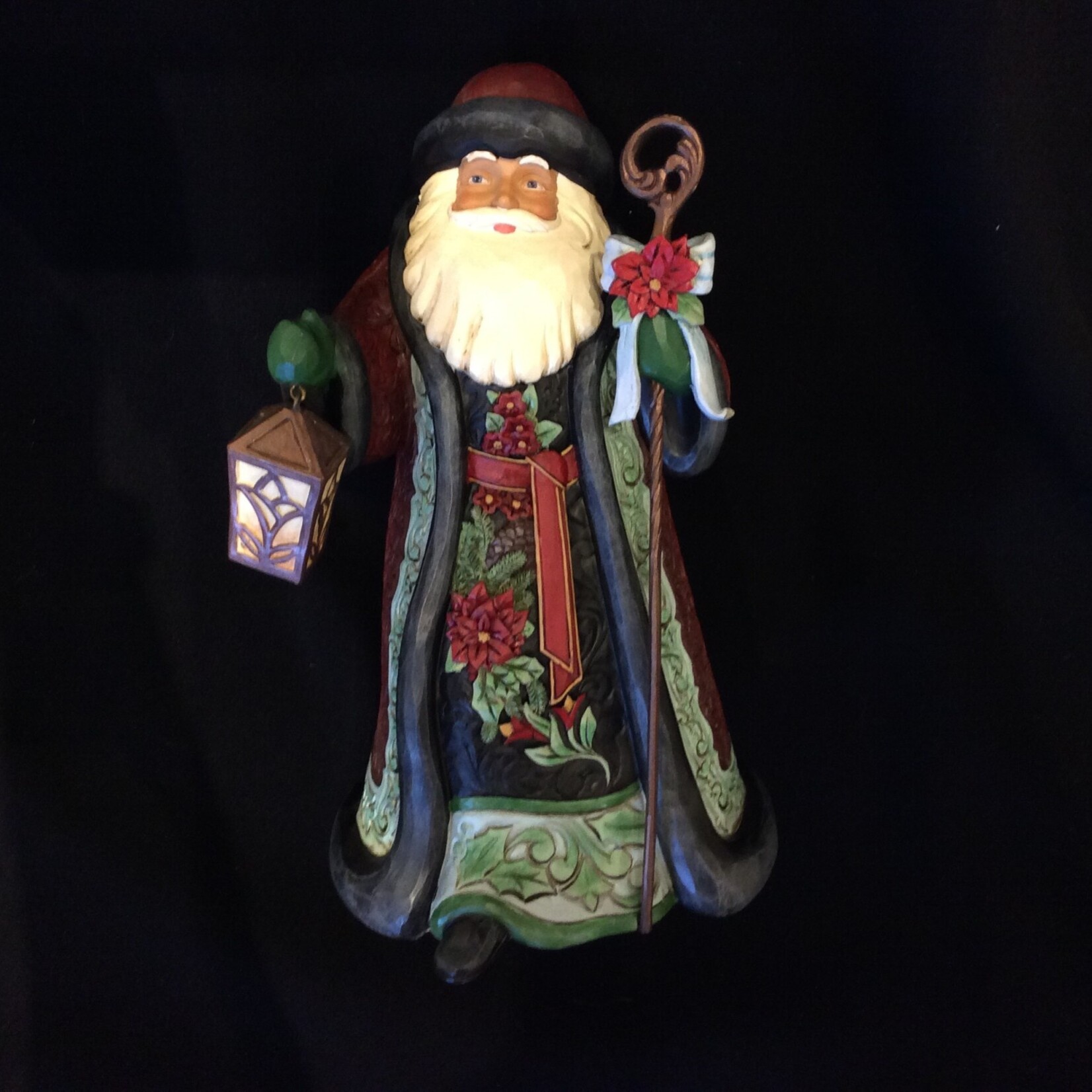 Jim Shore -10.5” Holiday Manor Santa