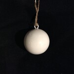 2" White Enamel Ball