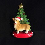 Corgi w/Tree Orn